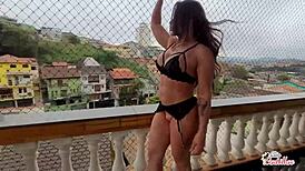 Cleo cadillac enjoys toy machine intensely