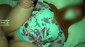 asian girl with puffy pussy gets creampie in hijab