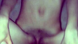 i gave a nice footjob to my submissive whore and she came