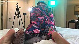 Rapper bangs goth transsexual in steamy session