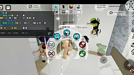 Random Orgy In Roblox Brookhaven With Oral And Cum