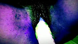 Ebony Latina Lesbian Achieves Out-Of-This-World Orgasm On Dildo With Toys And Pussy Stimulation