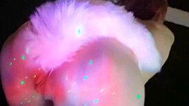 i got fucked by that older guy, petite shaved cutie with cat ears and tail plug