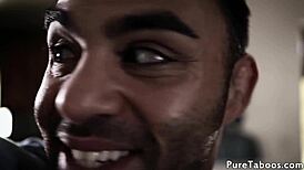 Beautiful Glam Teen 18+ Drilled Hard in Taboo Threeway