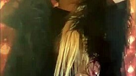 beautiful blonde woman with attractive features