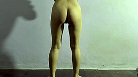 Fine Ass Amateur Teen Working Out Sexy at Home!