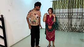 Maid Brings Her Boyfriend To Sahab's House For Bisexual Homemade Fun With Tits And Ass