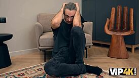 wow, vip4k! 2 russian nymphos totally spoil this dude with wild rimjob and ass-to-mouth action!