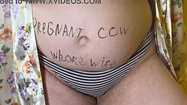 Oops! Milf's Cheating Belly Reveals Unexpected Pregnancy from Unknown Cuckold