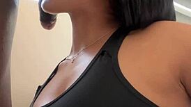 Latina Babe Deepthroats Bbc In Public With Brown Eyes