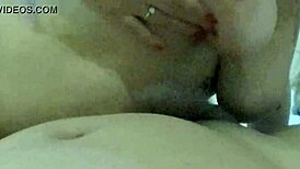 Esposa Giving Erotic Massage with Hands and Chest to Lover