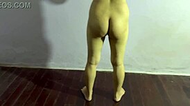 Fine Ass Amateur Teen Working Out Sexy at Home!