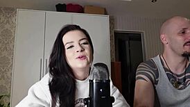 What secrets will the brunette mistress reveal while pegging her petite 18+ sub?