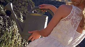 Jillian janson, a natural beauty, makes herself cum in nature