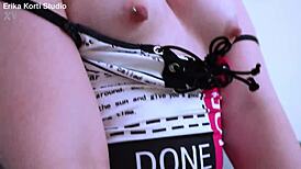 4on1 first dvp total destruction of redhead slut petite pixxxie's tight vagina by huge cocks eks406
