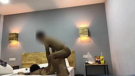 This asian school girl with a big ass gets bent over in the hotel for doggystyle fucking 😍