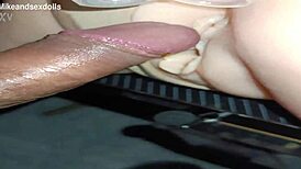 Trailer Candy Showcases Beige Panty Vaginal Play