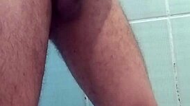 Teen Jerking Off In Bath