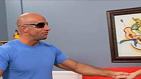 Passionate interracial lesbians dominate with deep anal play