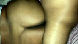 Teen cums on stepsister's big ass and pussy