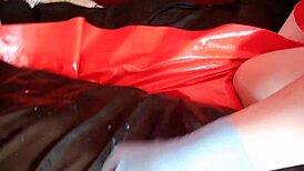 Ready for your rubber slave bondage session?