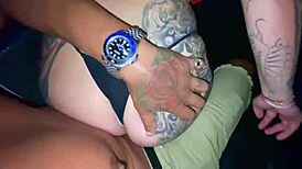 Instagram Star Leaves Club With Strangers For Wild Car Ride Sex! Hope Boyfriend Doesn't See Her Riding Ass!