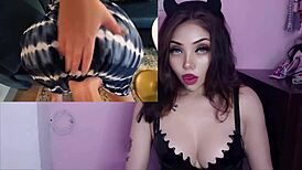 amante culona con vestido pegado se la cogen y le hacen creampie, mommy big ass orgasm