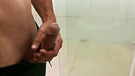 Intense Solo Masturbation Leading to a Powerful Cumshot