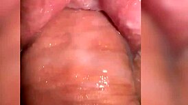 follando un coño jugoso lleno de leche