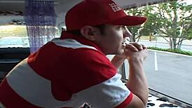 Kacey Jordan Licks Ice Cream Before Wild Mouth Banging