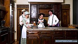 curvy amish girl jessie rogers gives herself to community