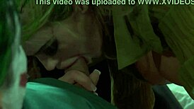 catwoman caught in a wild cage threesome