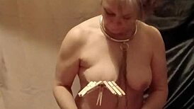 European Housewife in Outdoor Bondage Self-Session