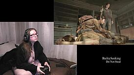 In this naked playthrough of Last of Us 2, the BBW gamer shows off her big ass and tits.