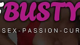 My hot busty girlfriend is trying on a new costume 😍. Time for some titty fucking!