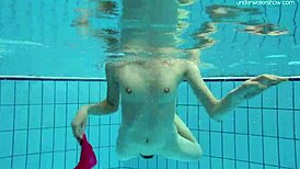 Hey, wanna see Anna Netrebko teasing in a bikini underwater at the pool?