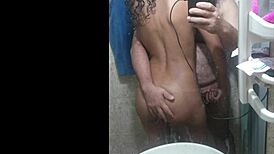 holidays in jacareí, flashing my sexy latina ass outdoors