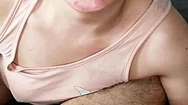 Yo, quick handjob and blowjob before bedtime