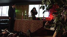 Slutty Blonde Swallows Jizz!