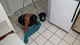 tms-28 petite milf slave gets dp with creampie