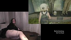 In this naked playthrough of Last of Us 2, the BBW gamer shows off her big ass and tits.