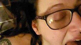 Belle Tied Down for Intense Throat Action in Homemade Bedroom Scene