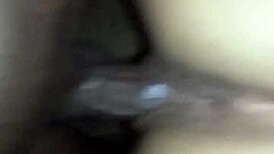 Girlfriend's Creamy Pussy With Big Black Cock