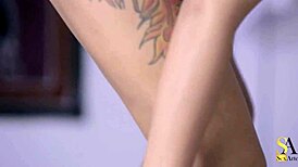 Latina Sucks Big Cock In Doggy Facial Massage