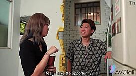 Bad Bad strips naked for painting, then gets intensely fucked in doggystyle