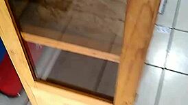 big ass mexican woman shopping in the store