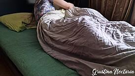 woke up to her horny mood and got slammed with a hard pounding