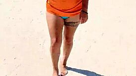 Mexicana Puta Exhibe Sus Tetas Y Culo Y Es Manoseada En Playa Pública En Mexico With Couple Horny Homemade Latina Natural Tits Amateurs Cute