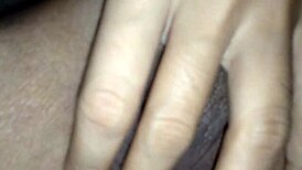 I am playing with my friend's sexy wet tight pussy