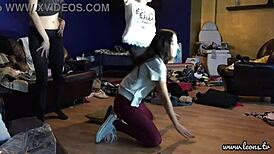 is that tight pussy getting wet in lingerie